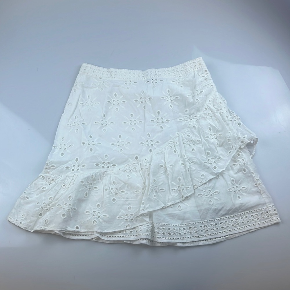 White Eyelet Women's Skirt
